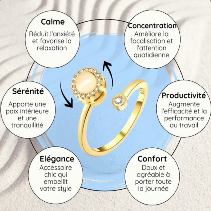 Ensembles Bijoux Anti-Stress avec Perle Tournante - Élégance et Sérénité