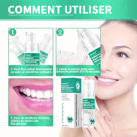 Dentifrice En Mousse Pour Blanchiment Des Dents