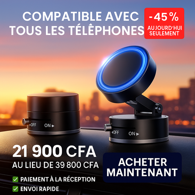 MagnoMount |📲 Support magnétique pour téléphone ultra puissant!