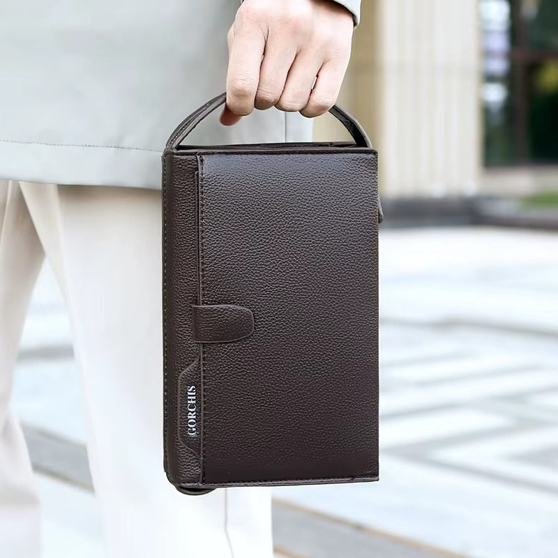 Sac à main avec porte-cartes pour hommes